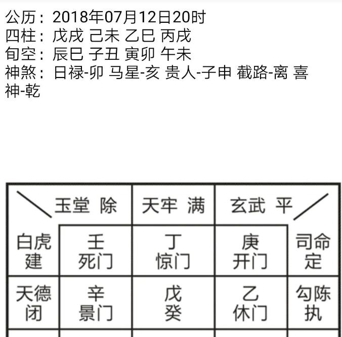 奇门遁甲预测　飞宫小奇门寻身份证