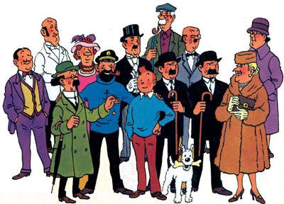 比利时画家埃尔热的漫画作品《丁丁历险记》首次在报纸上连载