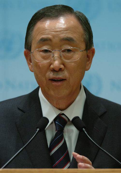 潘基文就任联合国秘书长