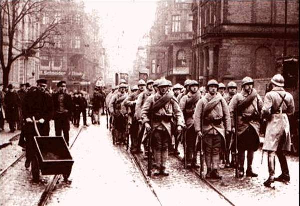 法国、比利时联军占领德国鲁尔地区