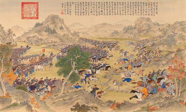 清《百骏图》作者郎世宁出生