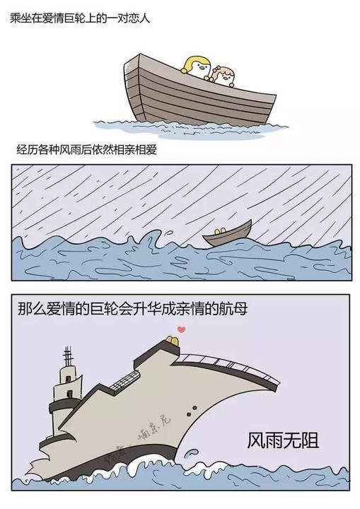 “喃东尼”发表漫画《友谊的小船说翻就翻》