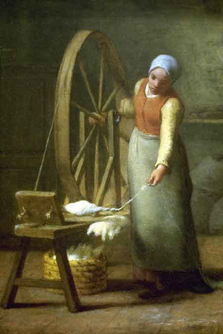法国巴比松派画家让·弗朗索瓦·米勒逝世