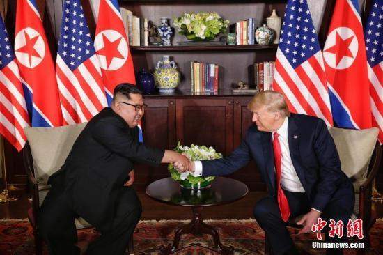 金正恩与特朗普在新加坡会晤
