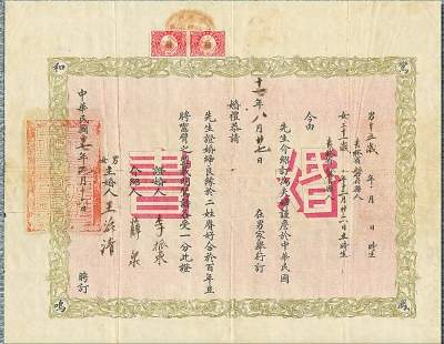 《民国日报》刊登《一般女士征求如意郎君的标准》