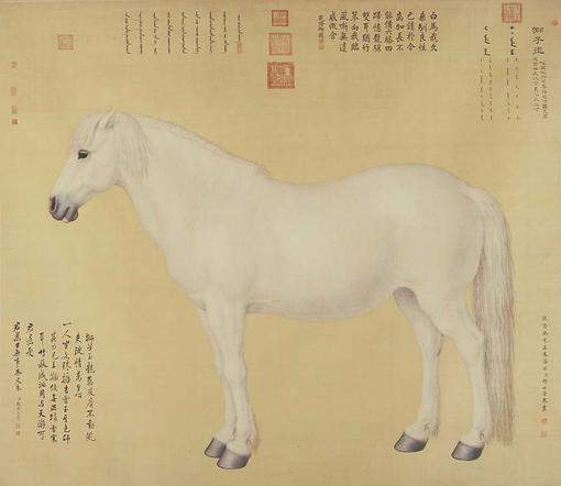 清《百骏图》作者郎世宁出生