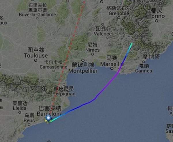 德国一架空客A320飞机在法国南部坠毁