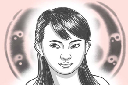 　　晚婚女人面相？脸型是很方的
