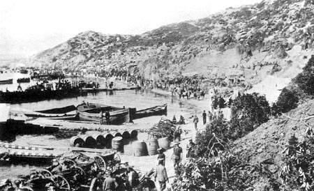 第一次世界大战英军发起加里波利战役