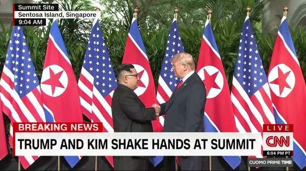 金正恩与特朗普在新加坡会晤