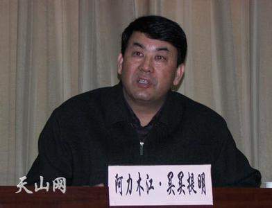 新疆维吾尔自治区人民政府秘书长阿力木江·买买提明接受调查