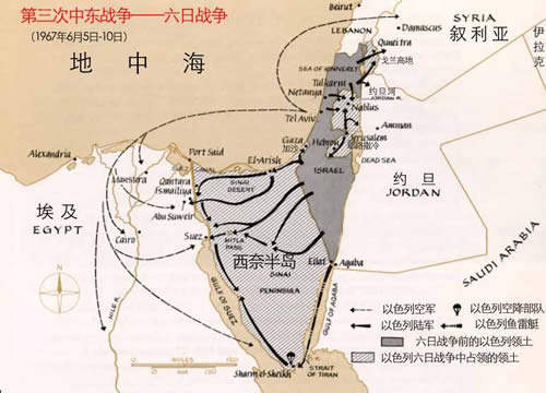 第三次中东战争结束