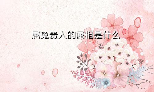 属兔贵人的属相是什么