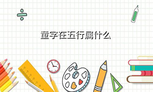 童字在五行属什么