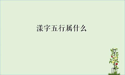 漾字五行属什么