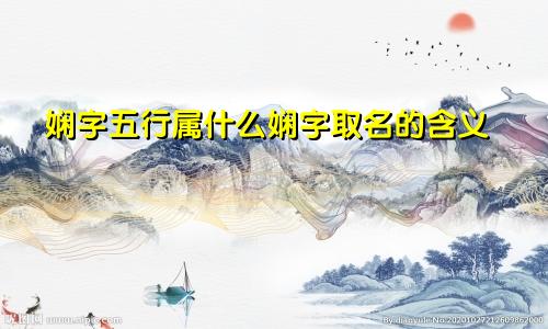 娴字五行属什么娴字取名的含义