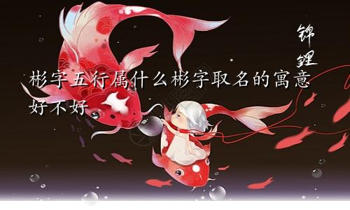 彬字五行属什么彬字取名的寓意好不好