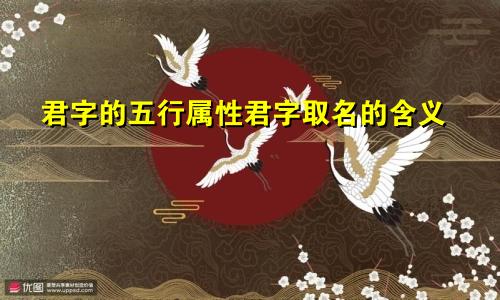君字的五行属性君字取名的含义