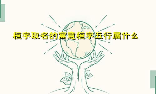 桓字取名的寓意桓字五行属什么