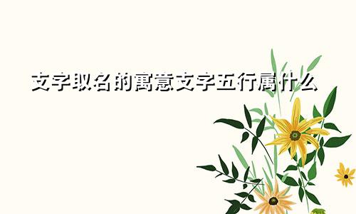 支字取名的寓意支字五行属什么