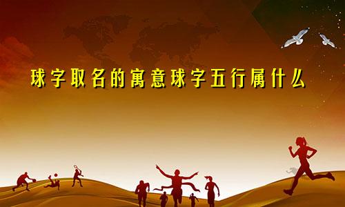 球字取名的寓意球字五行属什么