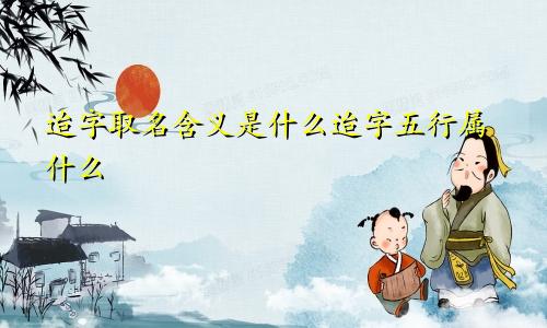迨字取名含义是什么迨字五行属什么