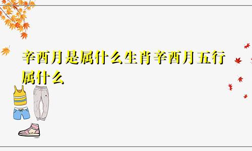 辛酉月是属什么生肖辛酉月五行属什么