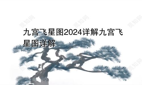 九宫飞星图2024详解九宫飞星图详解