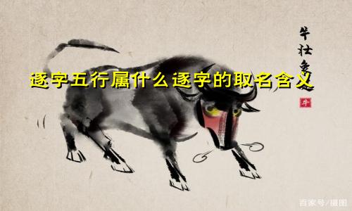 逐字五行属什么逐字的取名含义