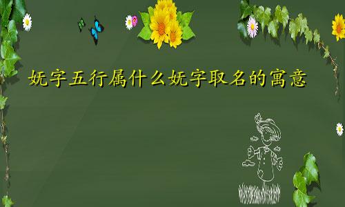 妩字五行属什么妩字取名的寓意