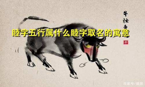 睦字五行属什么睦字取名的寓意