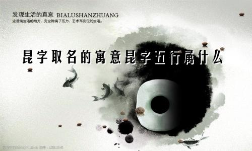 昆字取名的寓意昆字五行属什么