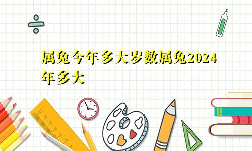 属兔今年多大岁数属兔2024年多大