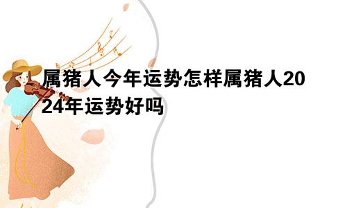 属猪人今年运势怎样属猪人2024年运势好吗