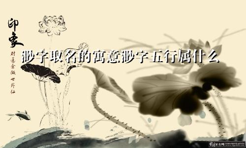 渺字取名的寓意渺字五行属什么