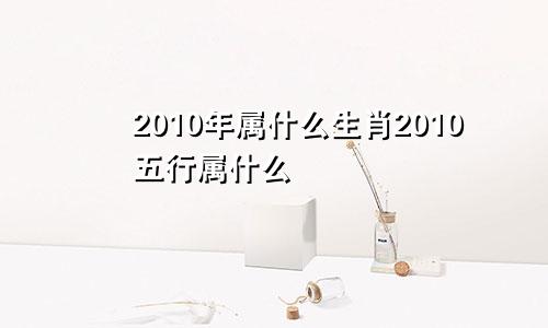 2010年属什么生肖2010五行属什么