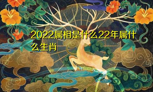 2022属相是什么22年属什么生肖