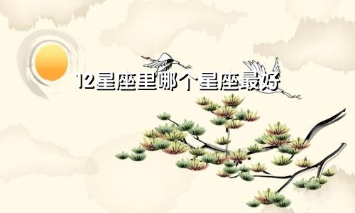 12星座里哪个星座最好