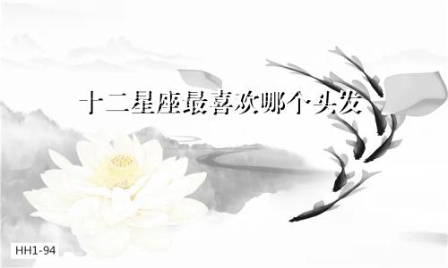 十二星座最喜欢哪个头发