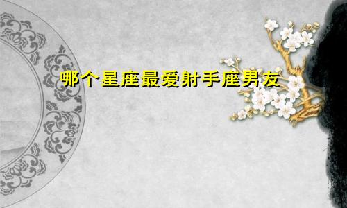 哪个星座最爱射手座男友
