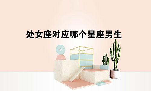 处女座对应哪个星座男生