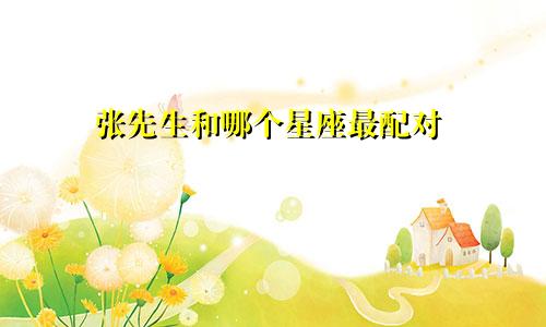 张先生和哪个星座最配对