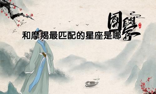 和摩羯最匹配的星座是哪个