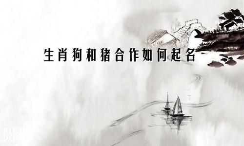 生肖狗和猪合作如何起名