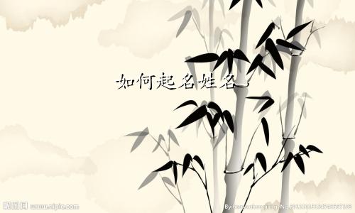 如何起名姓名