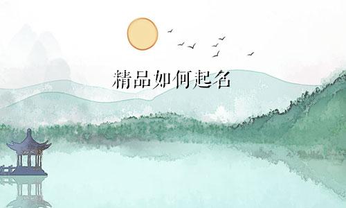 精品如何起名