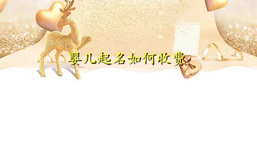 婴儿起名如何收费