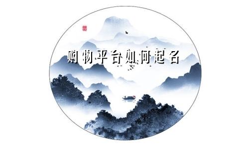 购物平台如何起名