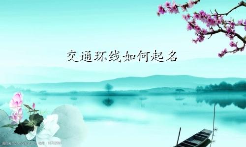 交通环线如何起名