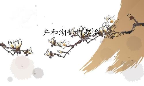 井和湖如何起名